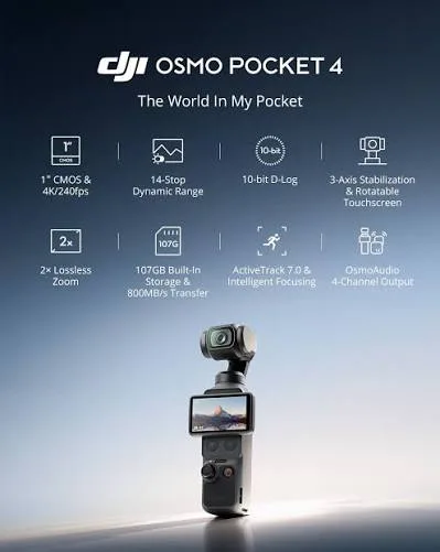 DJI OSMO POCKET 4 CAMERA